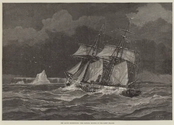 The Arctic Expeditions, the Pandora beating up for Carey Islands